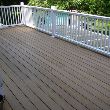 Multi Level Trex Deck & Artisan Railings - Bernardsville NJ