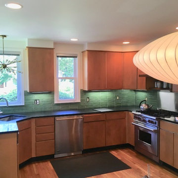 Mid Century Modern Kitchen Backsplash