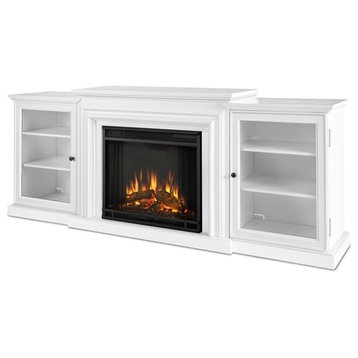 Real Flame Frederick Electric Fireplace in White