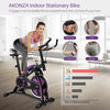 Indoor Stationary Exercise Bicycle, Purple