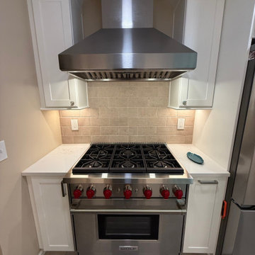 We left this kitchen unrecognizable!!