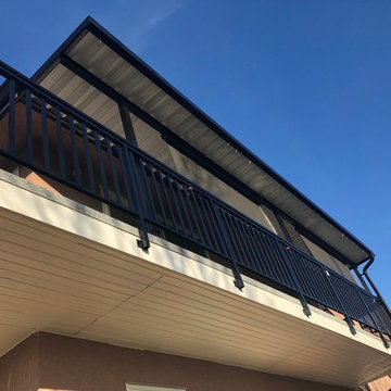 Repair deck, vinyl deck waterproofing, railing and patio cover.  COMPLETED