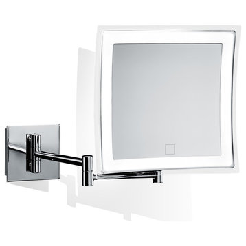 Smile 850T Hard-Wired Wall Mounted 5x Magnifying Mirror With Dimmable LED Light