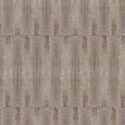 Ostrich Wallpaper in Oatmeal by Brett Design - Wallpaper