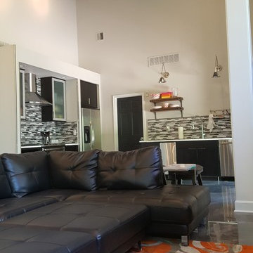 Lower Level Game Room and Catering Kitchen
