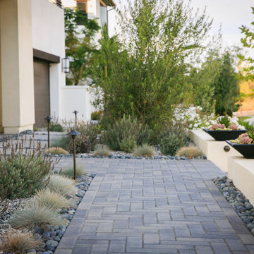 Modern outdoor entertainer in Carmel Valley
