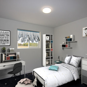 Condo small bedroom - Staging Illustrated