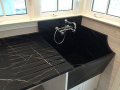 Soapstone Countertops - Runnels & Drainboards