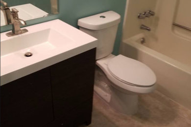 Bathroom Remodel Before/After from Aug. 2