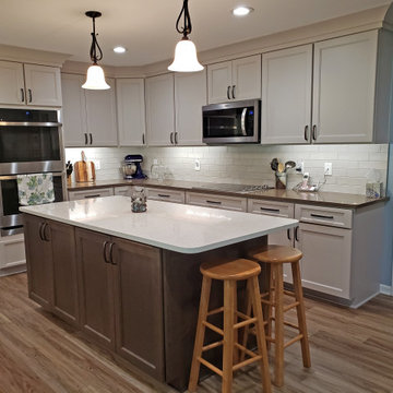 Two-Tone Transitional Kitchen Design