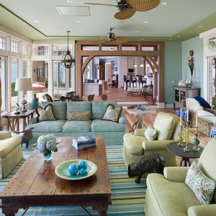 Blue Green Walls | Houzz