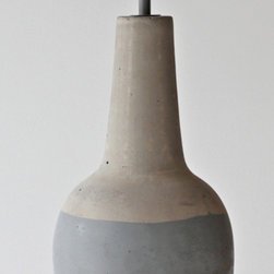 Concrete Styled Noah Pendant Lamp - Grey - Lamps