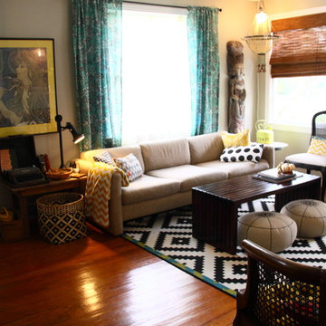Eclectic and Casual Living room