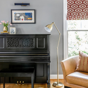 Cool Colorful Cozy Living Area