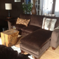 Solid Wood Cube Coffee Table - Coffee Tables