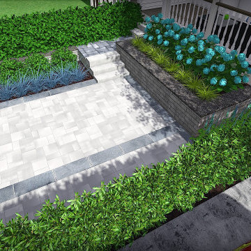Forest Hill South Front Yard Parking Pad