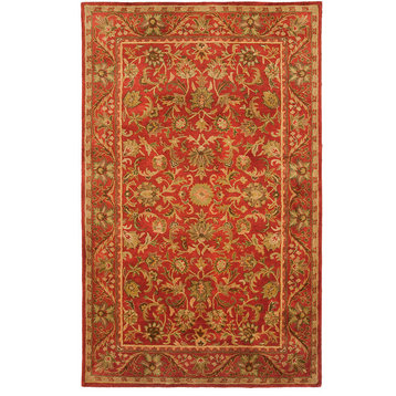Safavieh Antiquities at52e Rug, Red/Red, 4'0"x6'0"