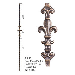 Mediterranean Wrought Iron Balusters - Products