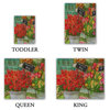 The Paris Flower Shop Twill Duvet Cover, Twin Duvet 68"x88"