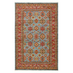 Unique Loom - Unique Loom Light Blue Alexander Sahand 5' 0 x 8' 0 Area Rug - Our Sahand Collection brings the authentic feel of Persia into your home. Not only are these rugs unique, they can also be used in a variety of decorative ways. This collection graciously blends Persian and European designs with today's trends. The mixture of bright and subtle colors, along with the complexity of the vivacious patterns, will highlight any area in your house.