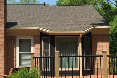 LeafGuard Gutters Custom Miter Job