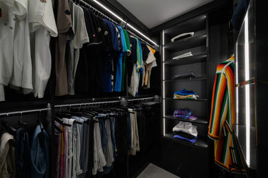 Trendy closet photo in Miami