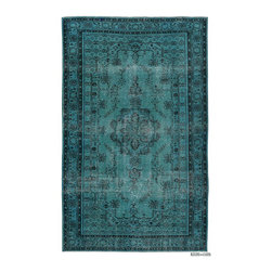 Over-dyed Turkish Vintage Rug - Area Rugs
