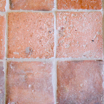 Francois & Co. - Antique Terracotta - Antique Square Pavers in Terra Cotta Red