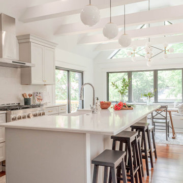 Nashville Sylvan Park Kitchen and Deck Addition