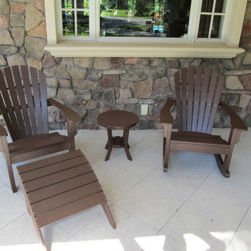 OUTDOOR FURNITURE TEAK AND POLYMER