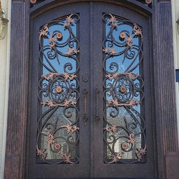 Custom Wrought Iron Doors
