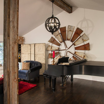 Shabby Chic: An Ann Arbor Kitchen and Living Room Remodel