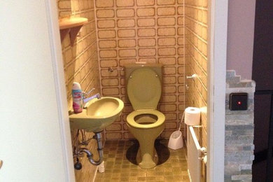 Aus einem alten Gäste-WC wird ein stilvoller Einbauschrank!