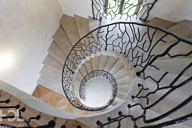 Inspiration for a staircase in Brussels.