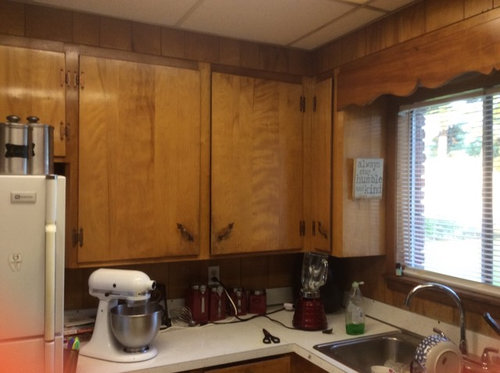 Best Way To Refinish Flat Panel Kitchen Cabinet