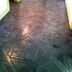 Irish Blue limestone parquet flooring - Wall And Floor Tile
