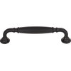 Top Knobs TK1052 Barrow 5-1/16 Inch Center to Center Handle - Flat Black