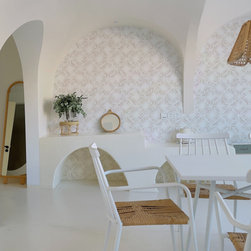 Moroccan Tile Wallpaper II - Linen - Wallpaper