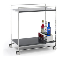 FLAT FIX SERVING TROLLEY  Yomei - Bar Carts