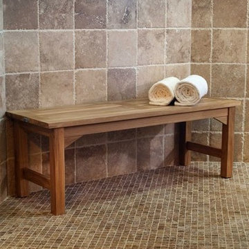 4ft Teak Shower Bench
