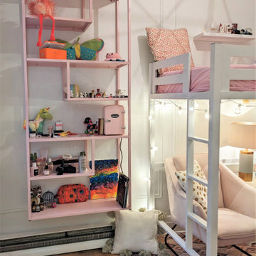 Young girl's bedroom in Outremont, Quebec