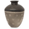 Novica Aztec Coyotes Ceramic Vase