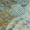 Gaudi React Hex Ocean Porcelain Floor and Wall Tile