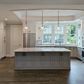 Charming Curved Kitchen