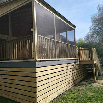 Covered Porch and Deck