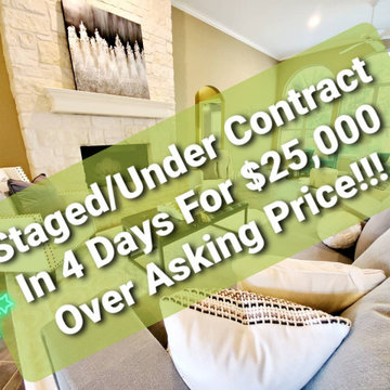 Staged & Sold For $25,000 Over Asking Price