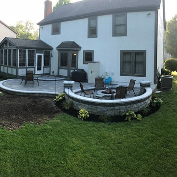 3-Season Room/Patio/Hardscape/Fire Pit Combination in Dublin, OH