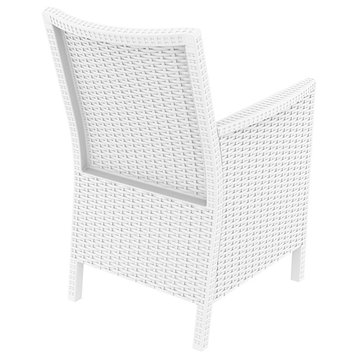 Compamia California Outdoor Armchairs, Set of 2, White
