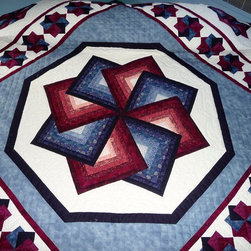 Amish Star Spin Quilt - Quilts And Quilt Sets