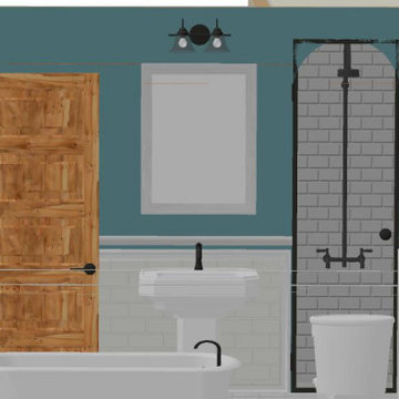 Vintage Inspired Bathroom Remodel